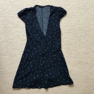 Brandy Melville Navy Blue Robbie Dress
